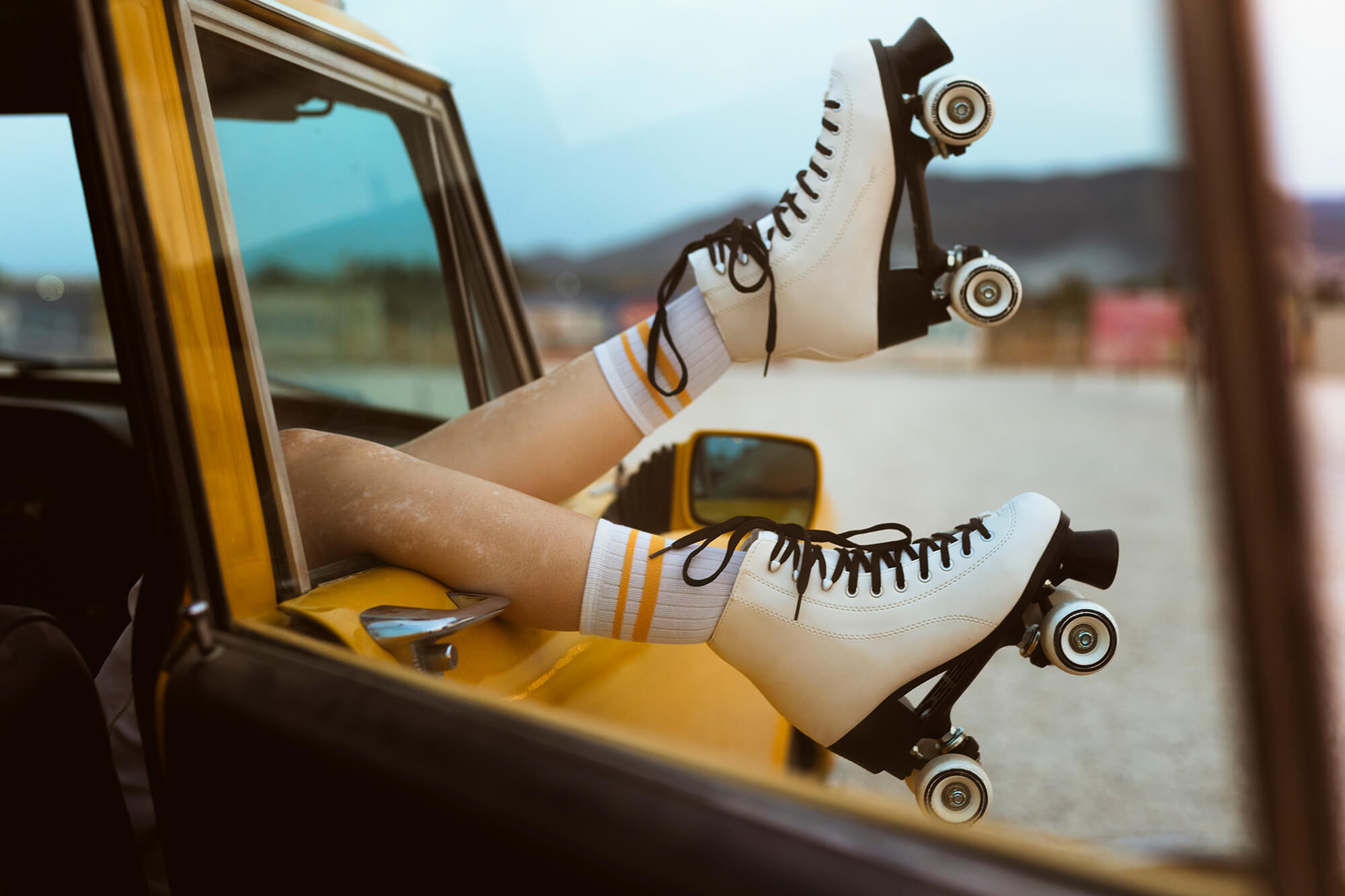 wearing-roller-skates
