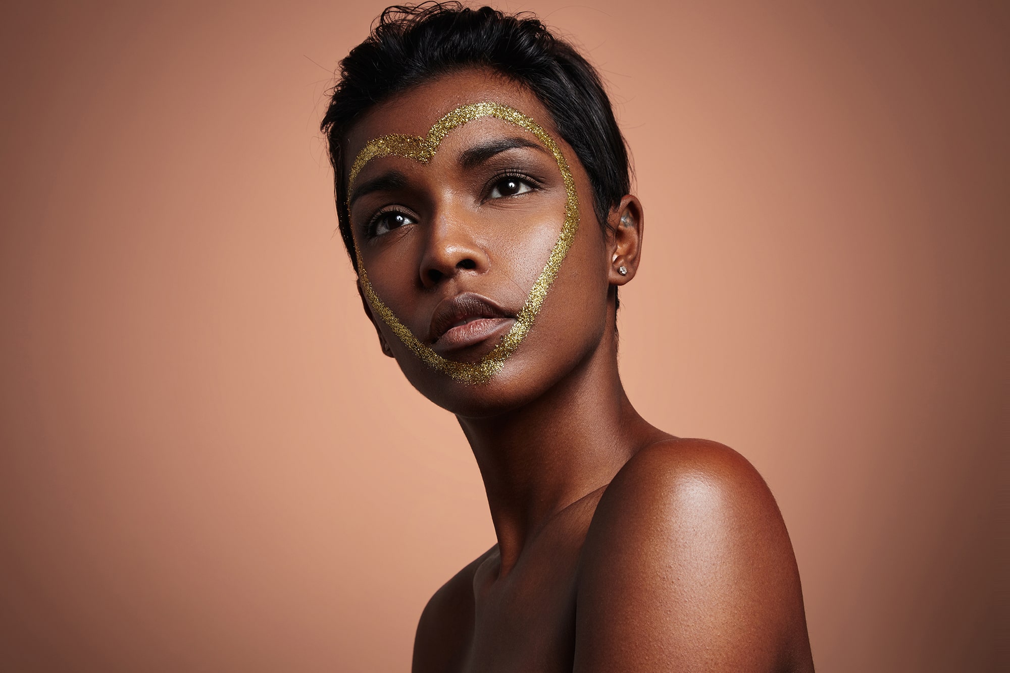 woman-with-golden-face